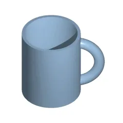 A coffee cup being continuously deformed into a donut shape, demonstrating topological equivalence